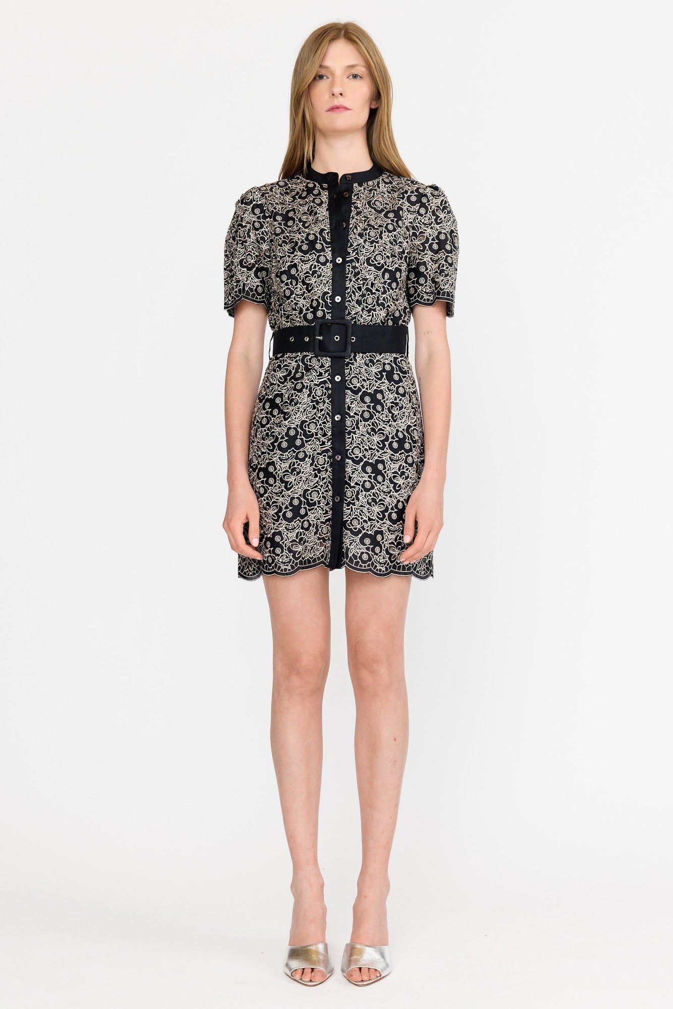 Alex Dress | Onyx Embroidery