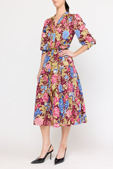 Layla Dress | Carmine Floral