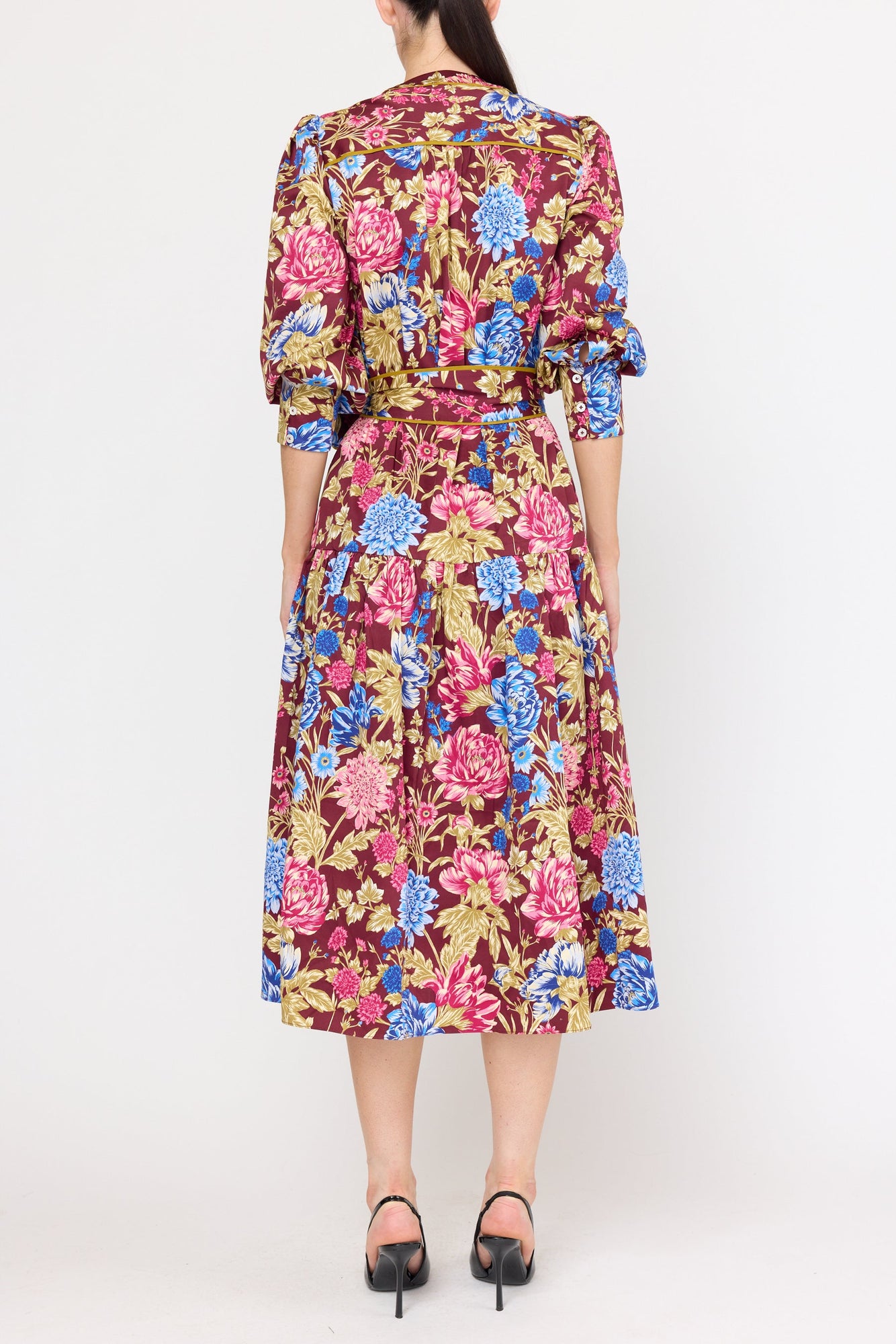 Layla Dress | Carmine Floral