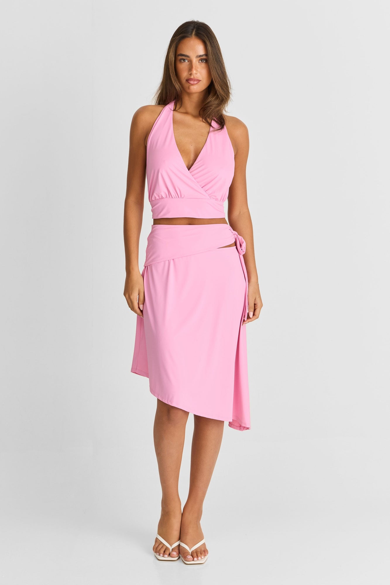 Luna Midi Skirt | Pink