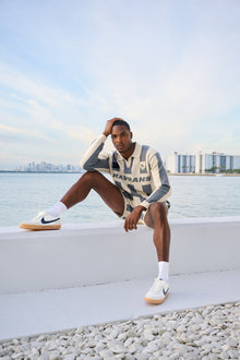 Long Sleeve Rayas Soccer Jersey Polo | Multicolor