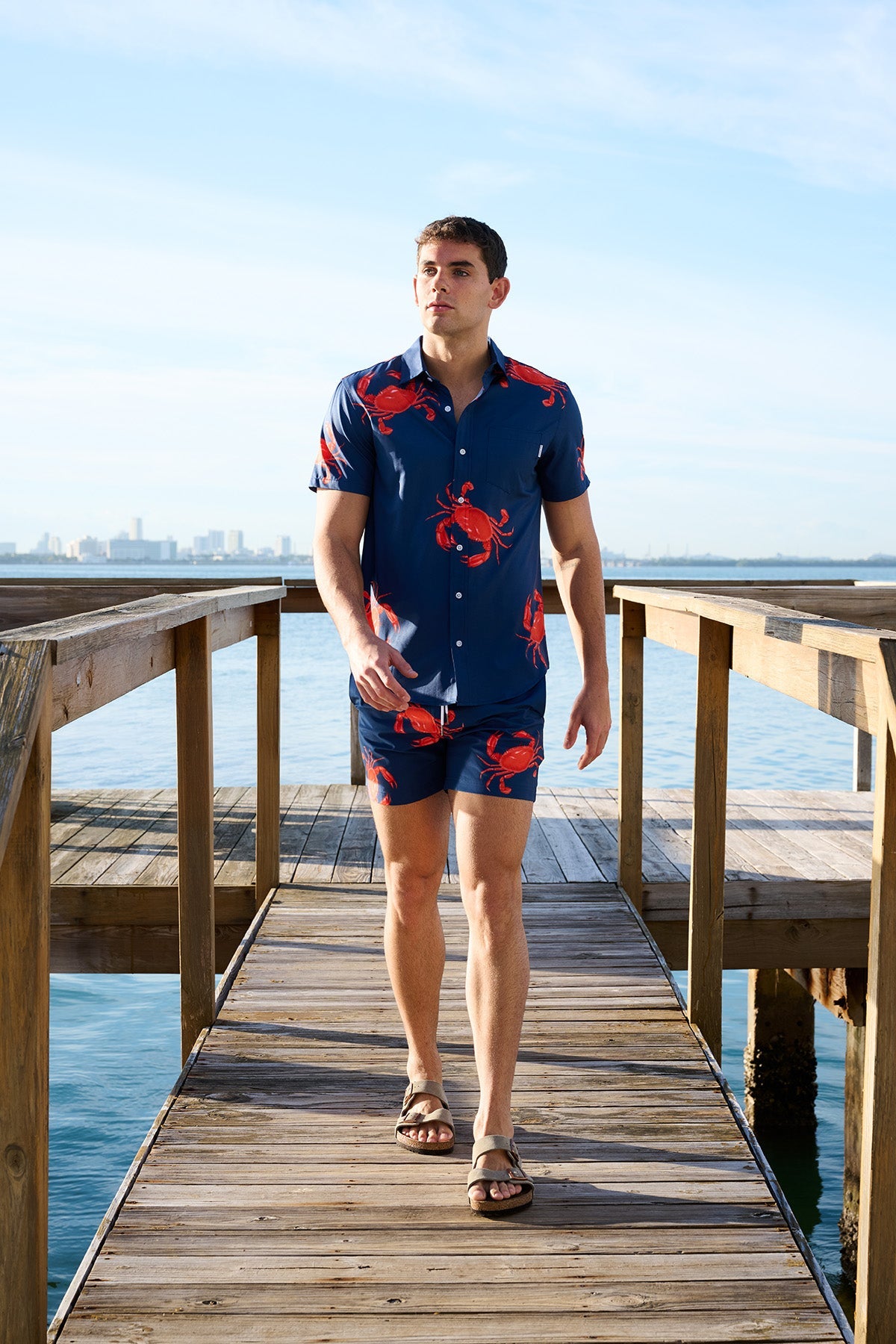 Crab Weekend Shirt | Blue/Red