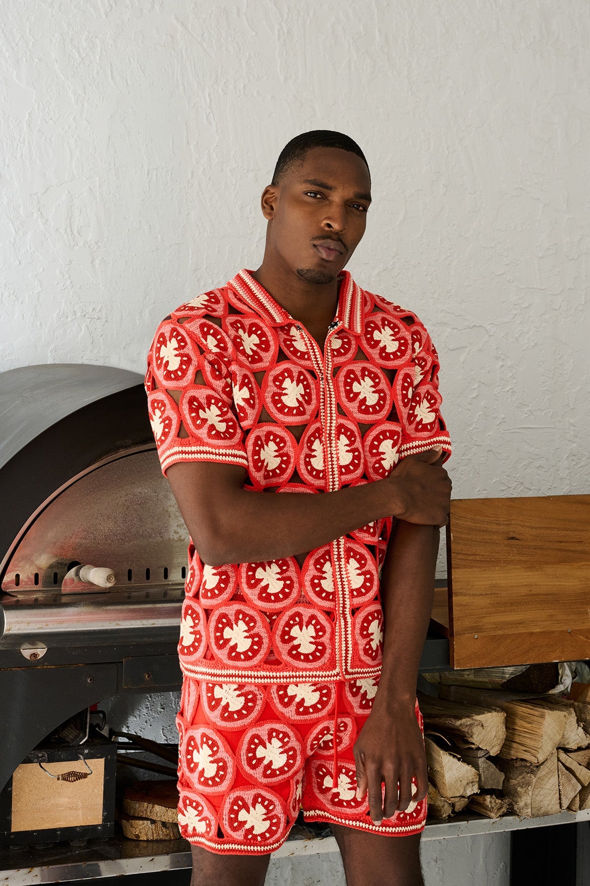 Ciao Crochet Short | Red