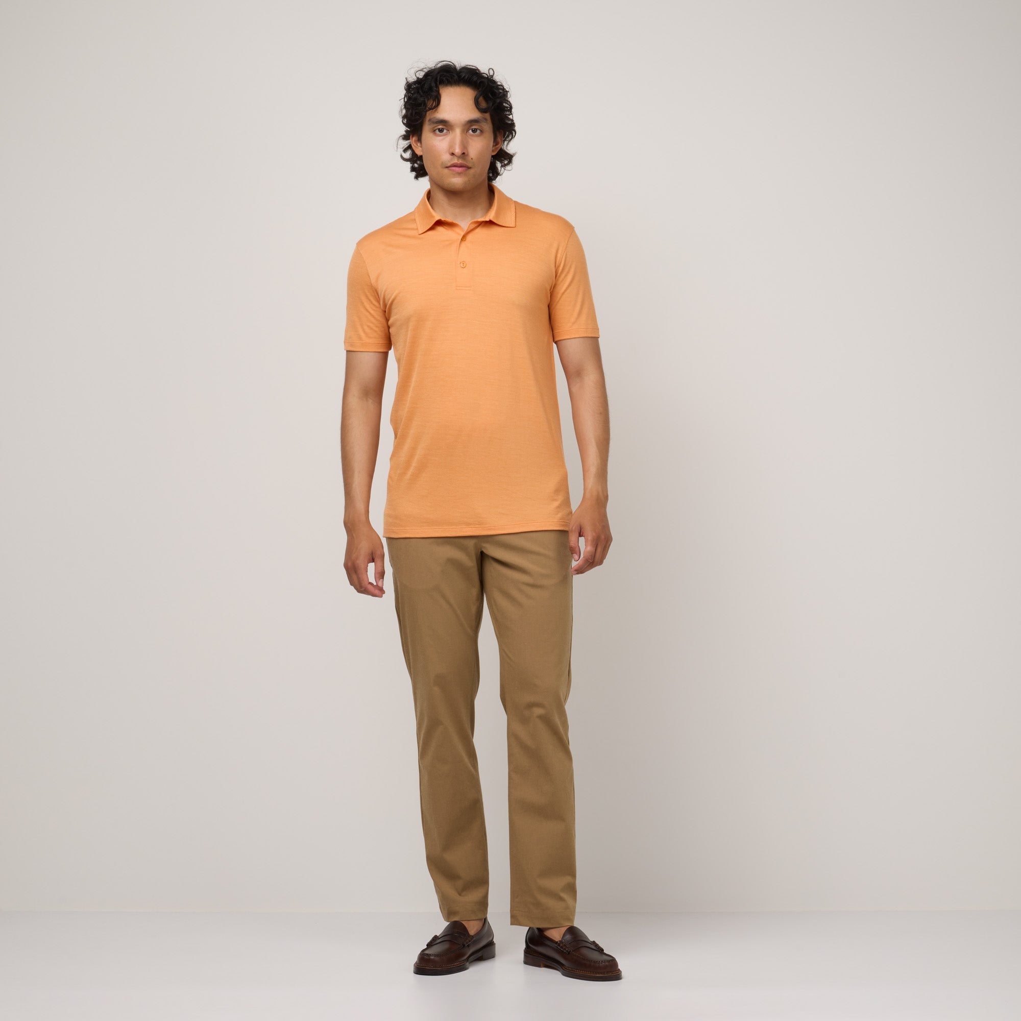 Men | Signature Polo | Orange Horizon
