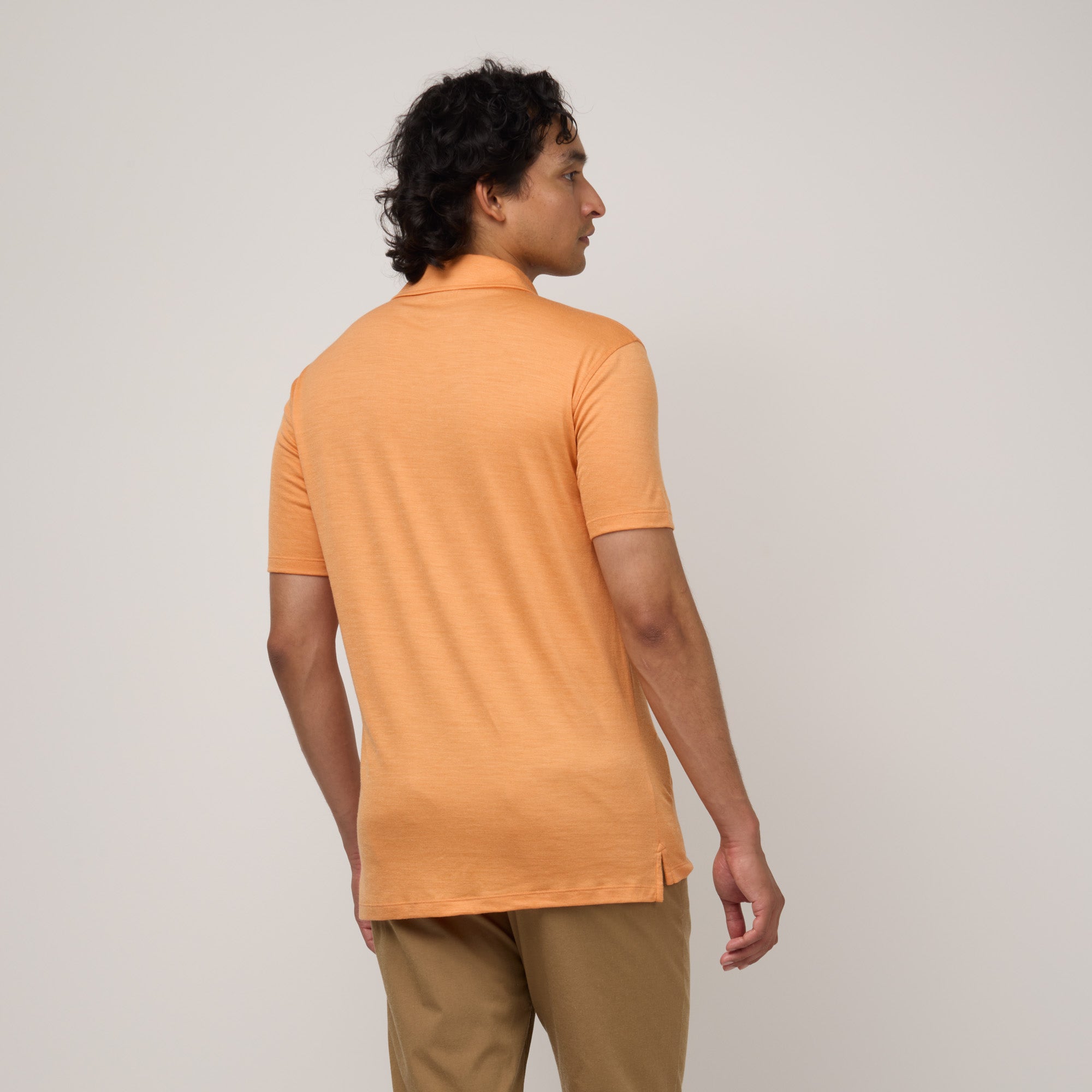 Men | Signature Polo | Orange Horizon