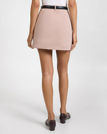 Womens | Front Welt Mini Skirt | Medium Chambray