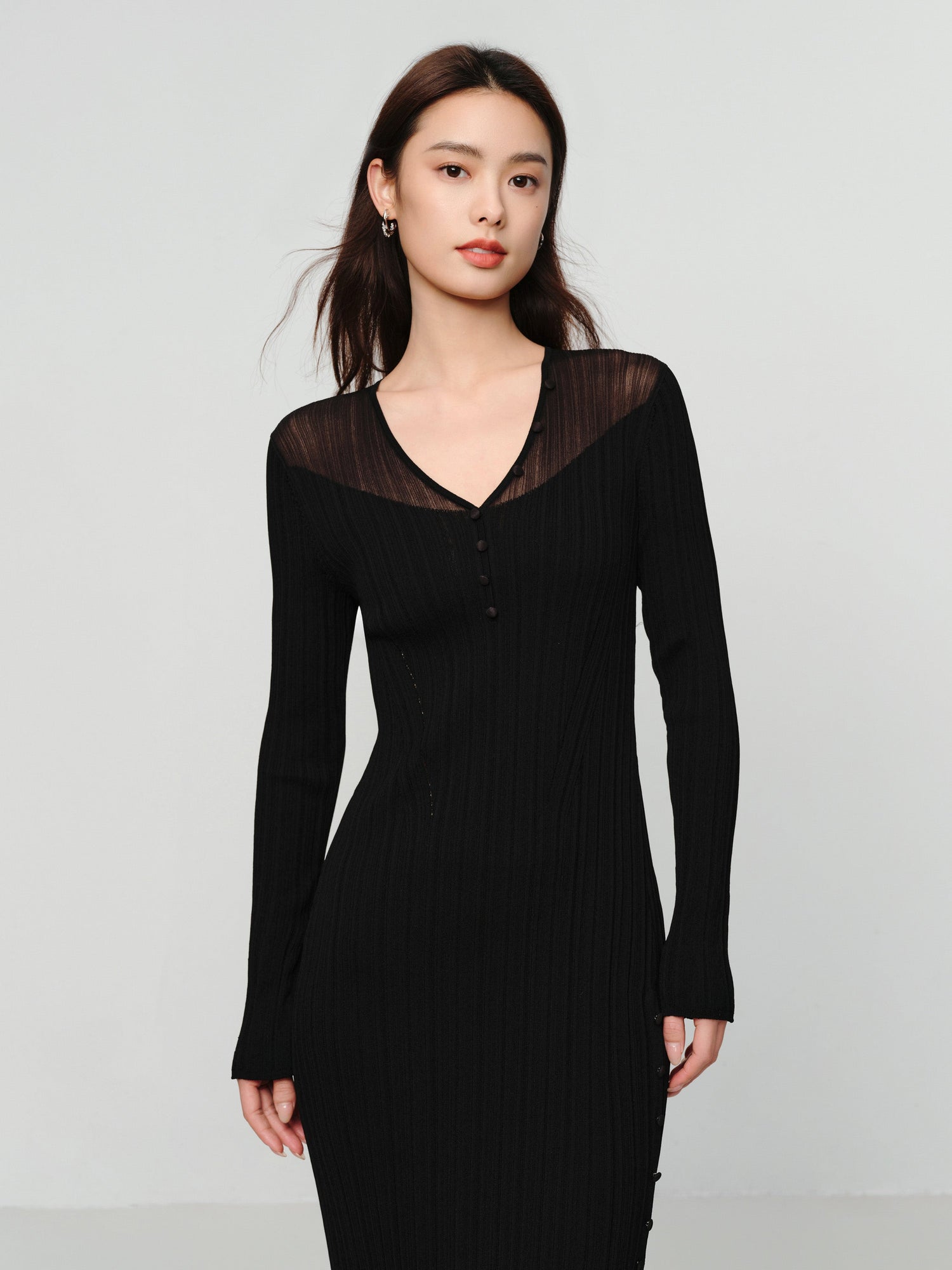 Acetate Dress | Black