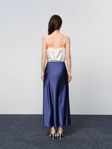 Elegant Midi Skirt | Navy