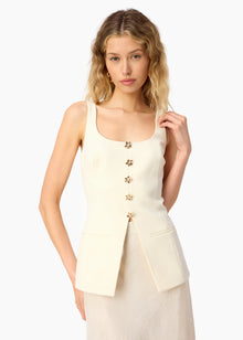 Audra Corset Top | Cream