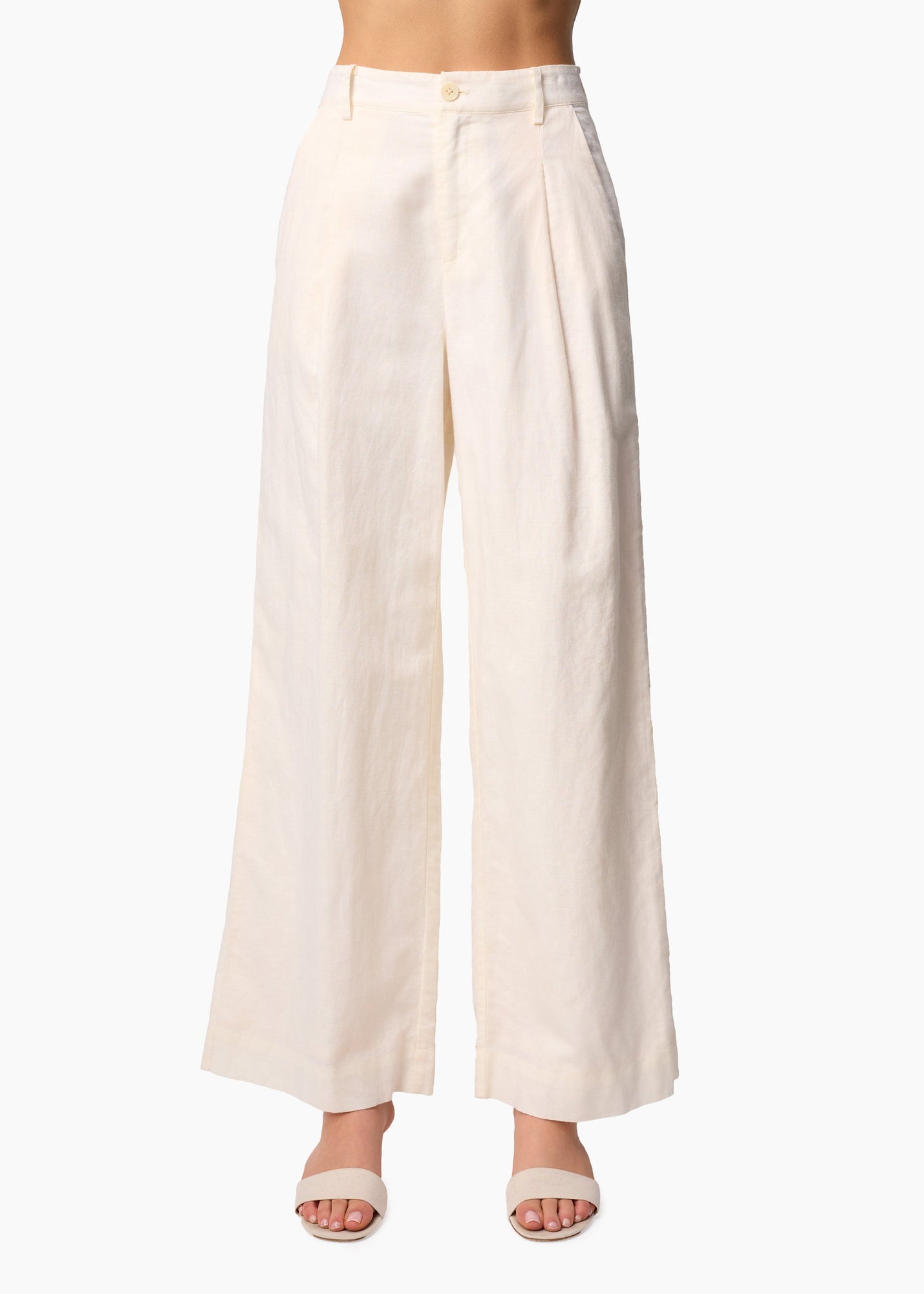 Cadiz Wide Leg Pant | Cream