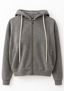 Sweatshirt Coat | Grey