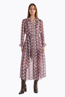 Kristen Dress | Burgundy Nova