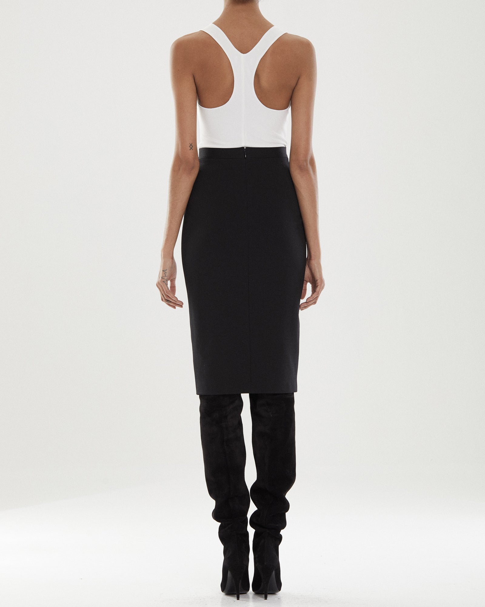 Halston | Sadie Pencil Skirt | Jet Black