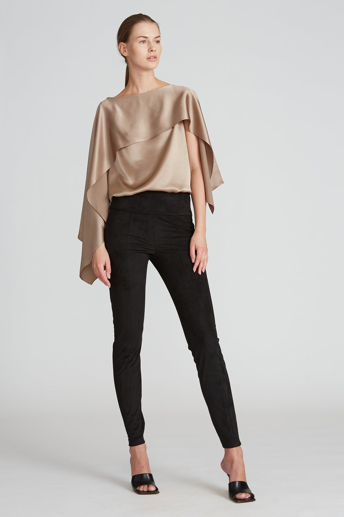 Halston | Kyra Suede Pant | Black