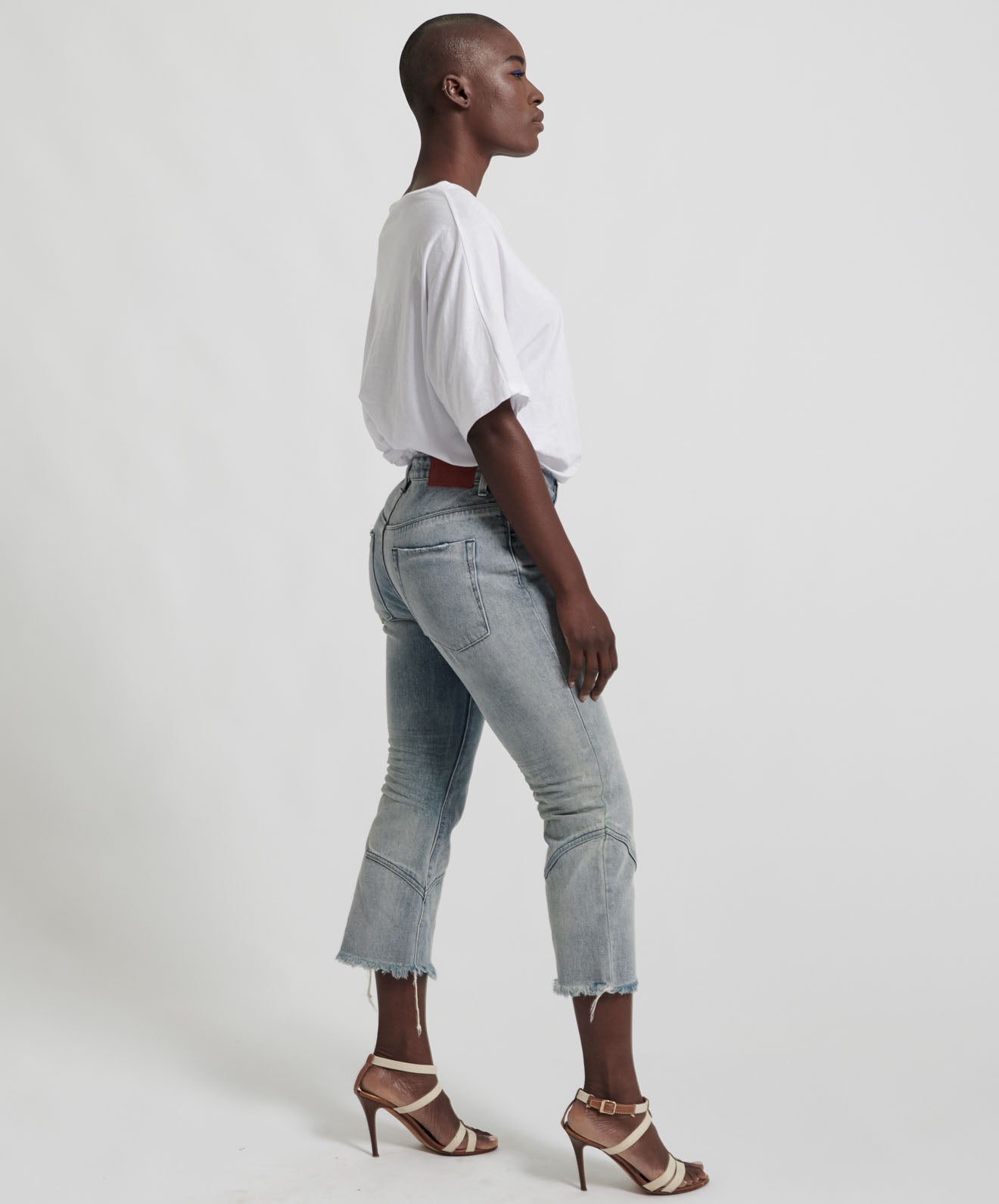 Kicks Low Waist Kick Flared Denim Jeans | Blue Storm