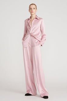Halston | Aleah Satin Pant | Dusty Rose