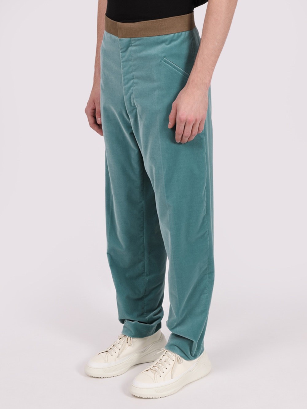 Men | Haider Ackermann | Contrast Waistband Trousers