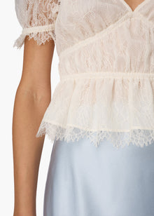 Henrietta Lace Top | Ceramic
