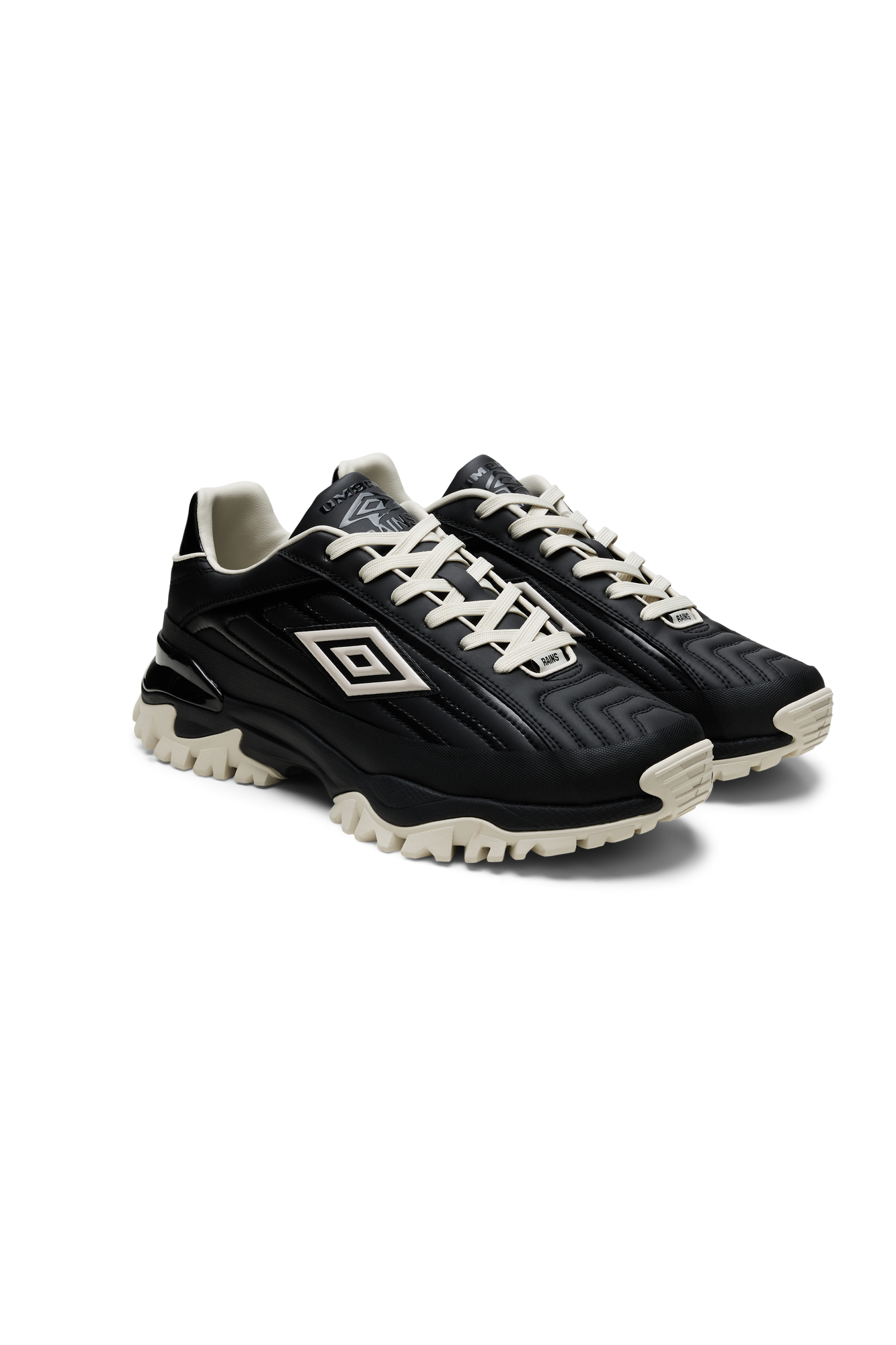 Unisex | Rains x Umbro Sneaker | Black/Vintage White