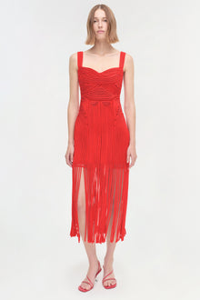 Womens | Darby Dress | Fiery Red