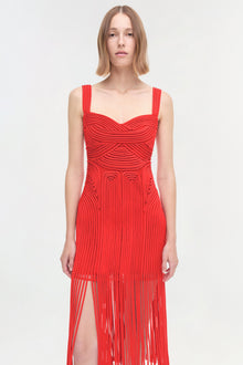 Womens | Darby Dress | Fiery Red
