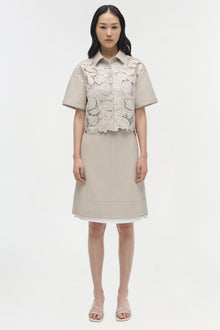 Womens | Aubria Midi Skirt | Sand