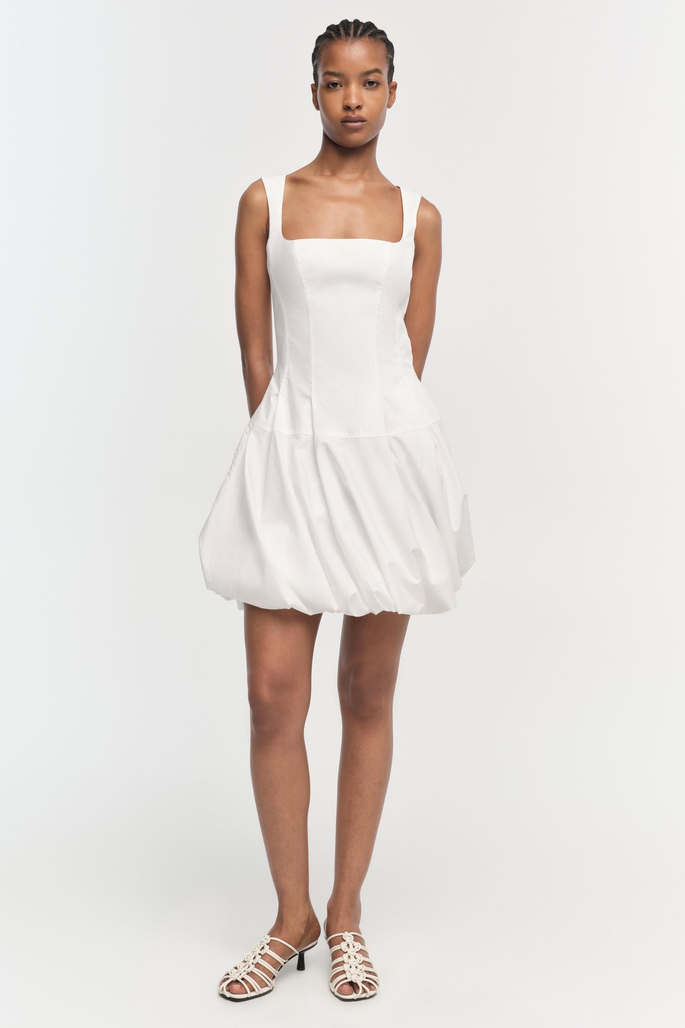 aym juni mini dress Designed these AYM styles for the girlies who get cold like me & still want to feel effortlessly put together. This is the Juni Dress styled with the Ballet Wrap Top