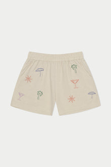 Palms Linen Short | Beige
