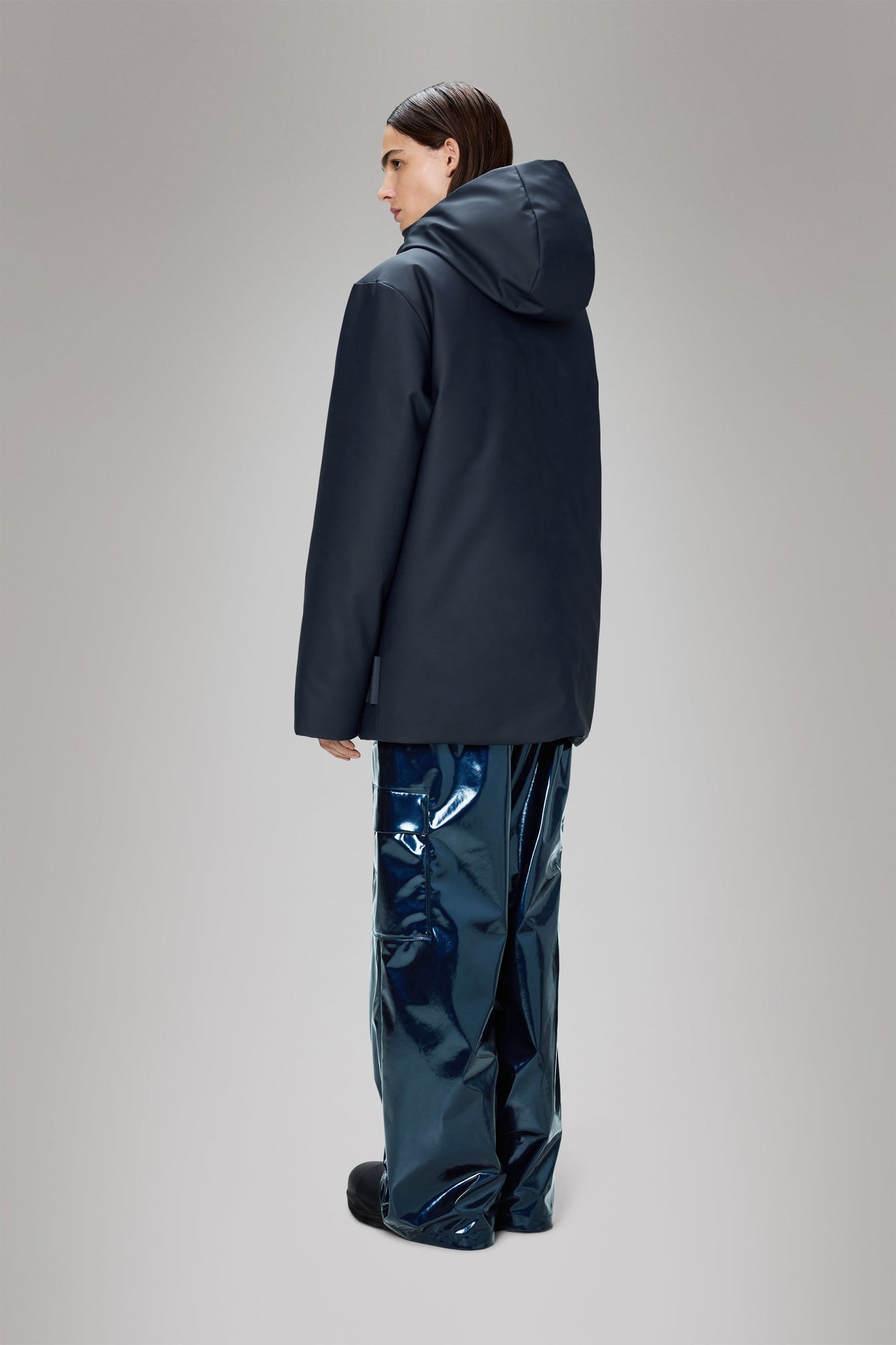 RAINS Nome Parka Navy Jacket