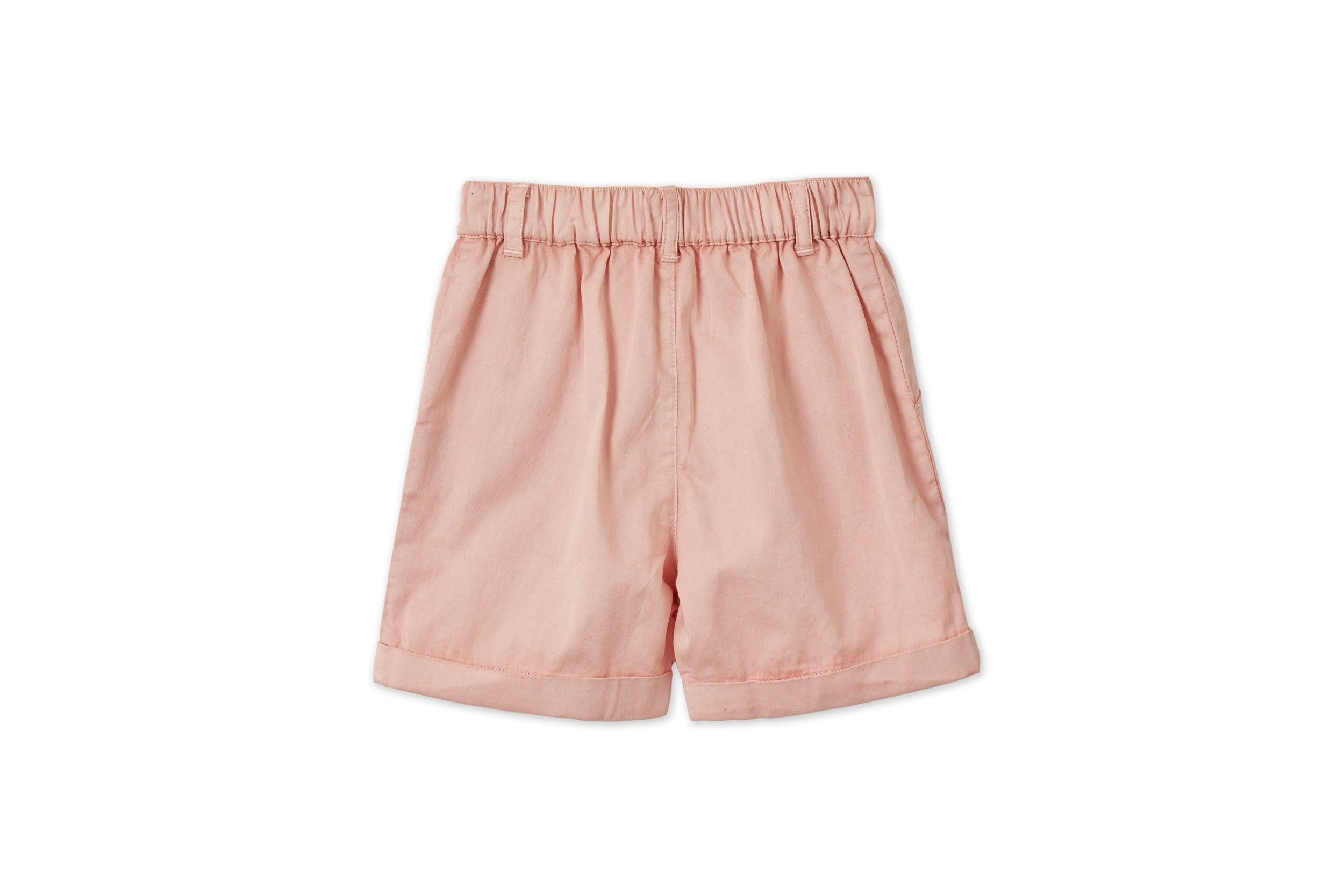 Unisex | Organic Cotton Woven Bermuda Shorts | Pink Quartz
