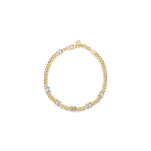 The Colored Stone Cuban Link Bracelet | 18KT Gold Vermeil