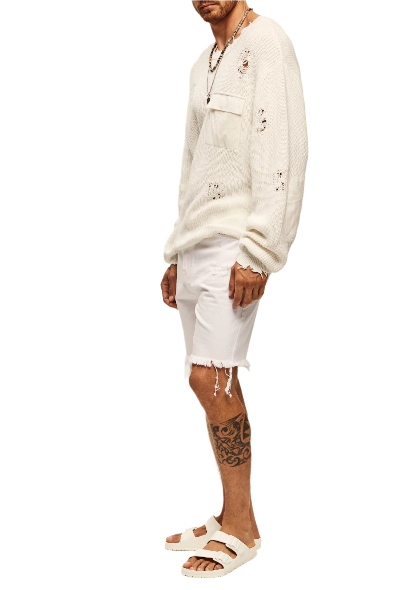 Unisex | Devin Sweater | White