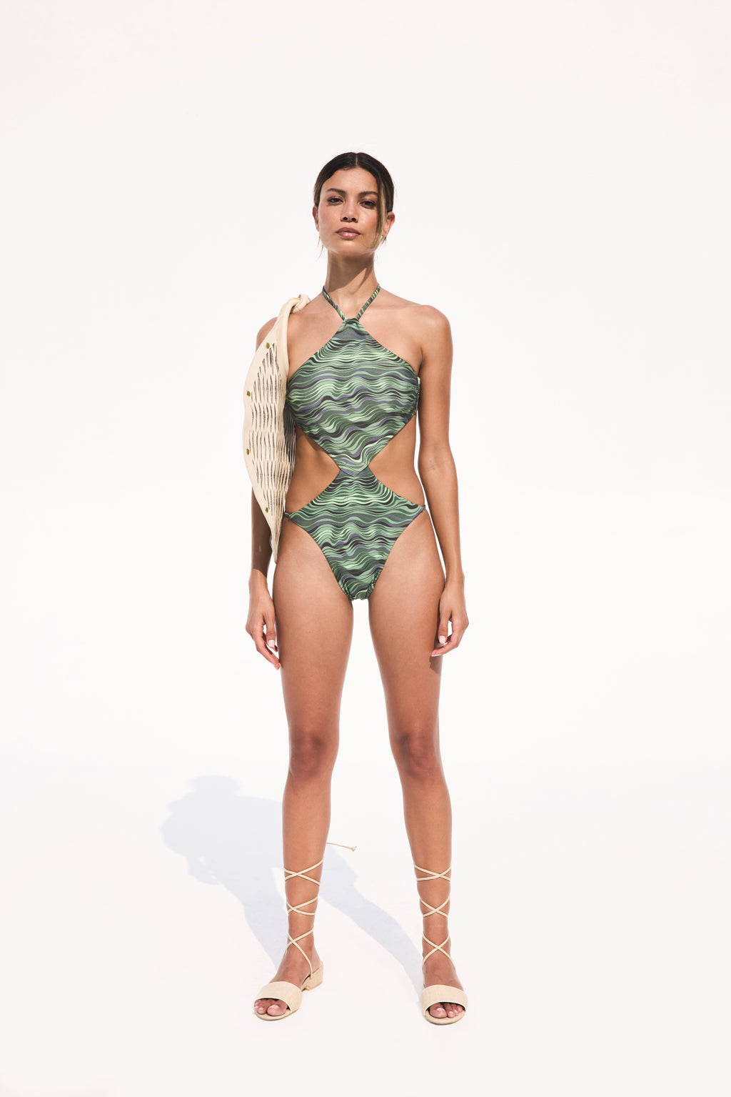 Camari One Piece | Saltation Basil Multi