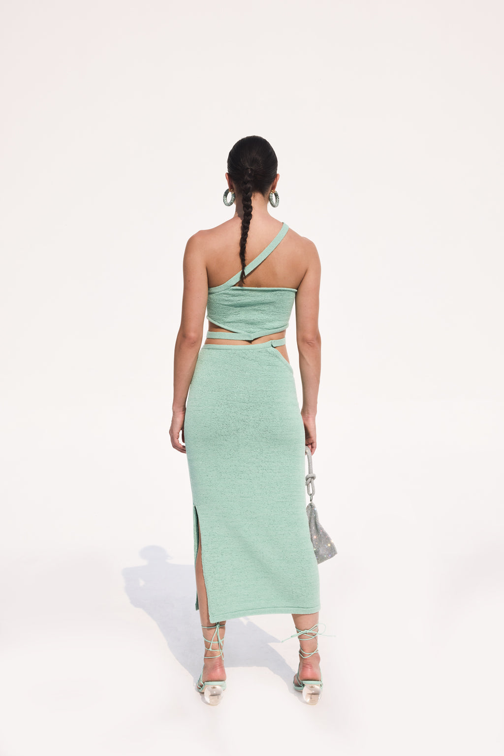 Samira Knit Skirt | Aloe