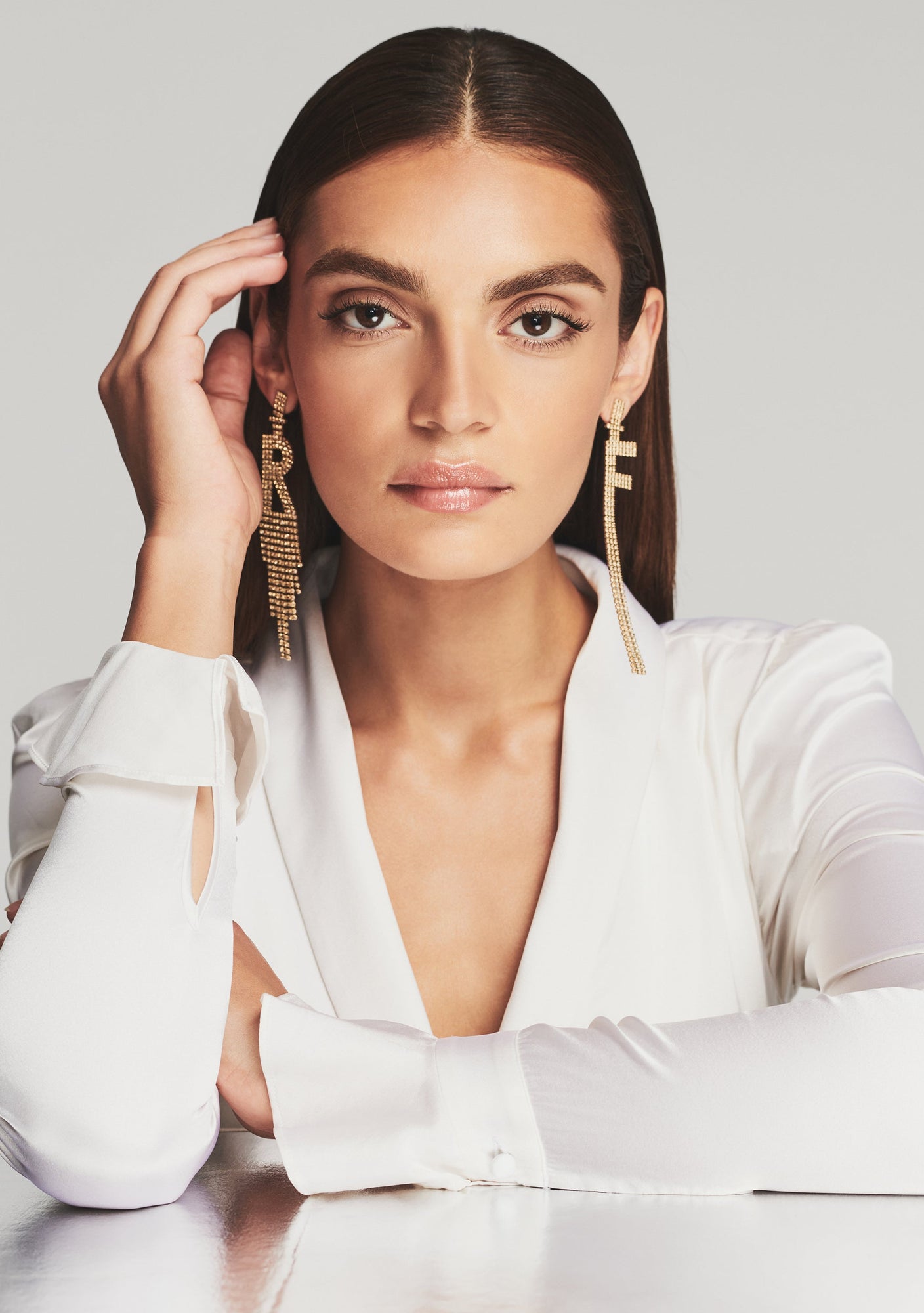 Alphabet Earring | Gold