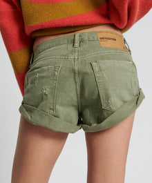 Bandits Low Waist Denim Shorts | Archived Super Khaki