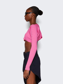 Women | Jacquemus | La Maille Pralu Cardigan Neon | Pink