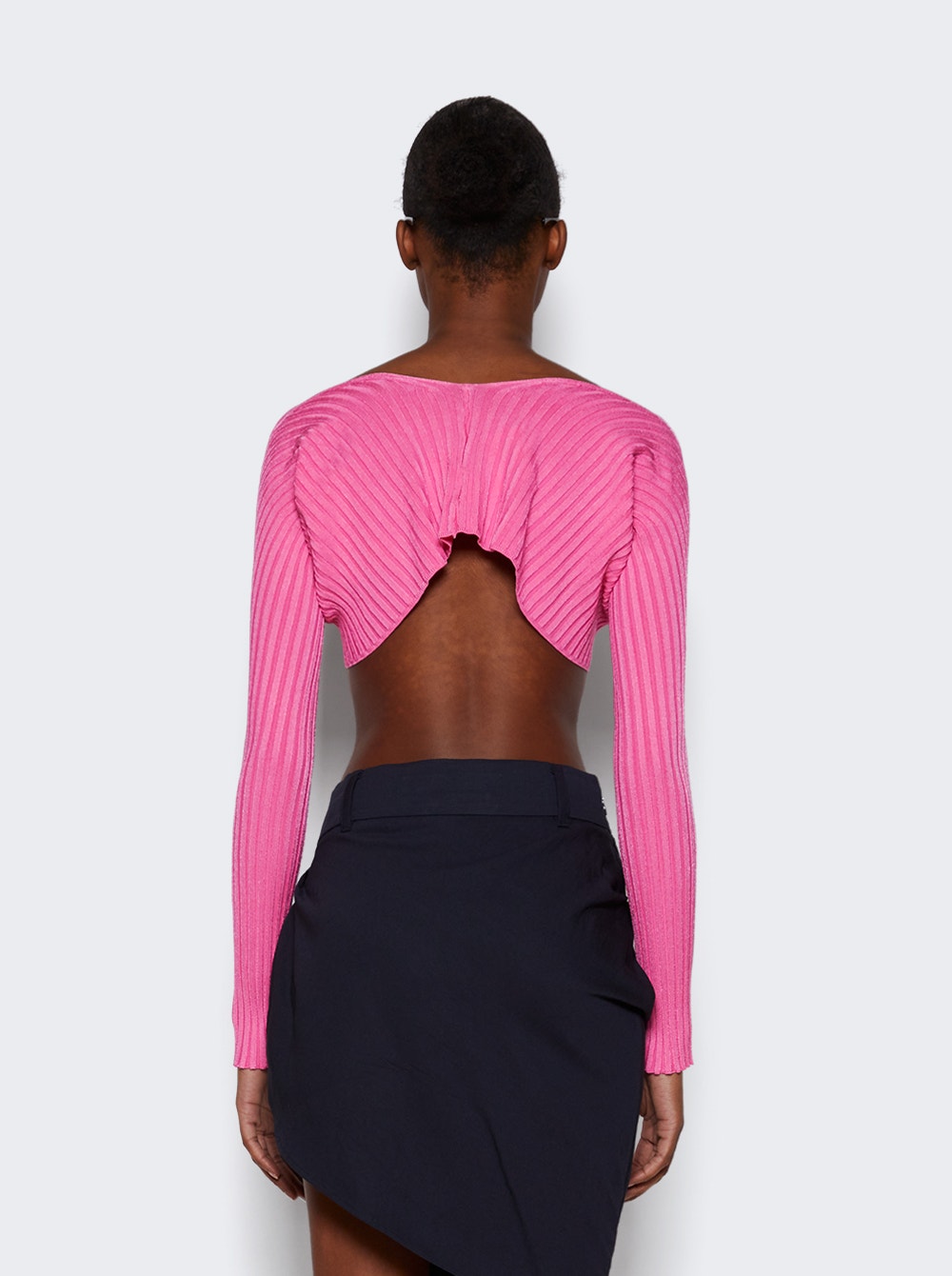 Women | Jacquemus | La Maille Pralu Cardigan Neon | Pink