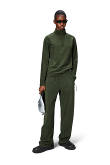 Unisex | Addis Fleece Curve Half Zip | Green