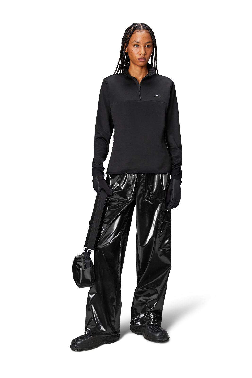 Womens | Sintra Fleece Curve Half Zip | Black