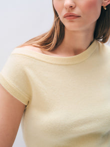 Cashmere Off Shoulder Top | Lemonade