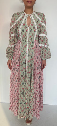 Hemant & Nandita | Nora Maxi Dress | Mint Green