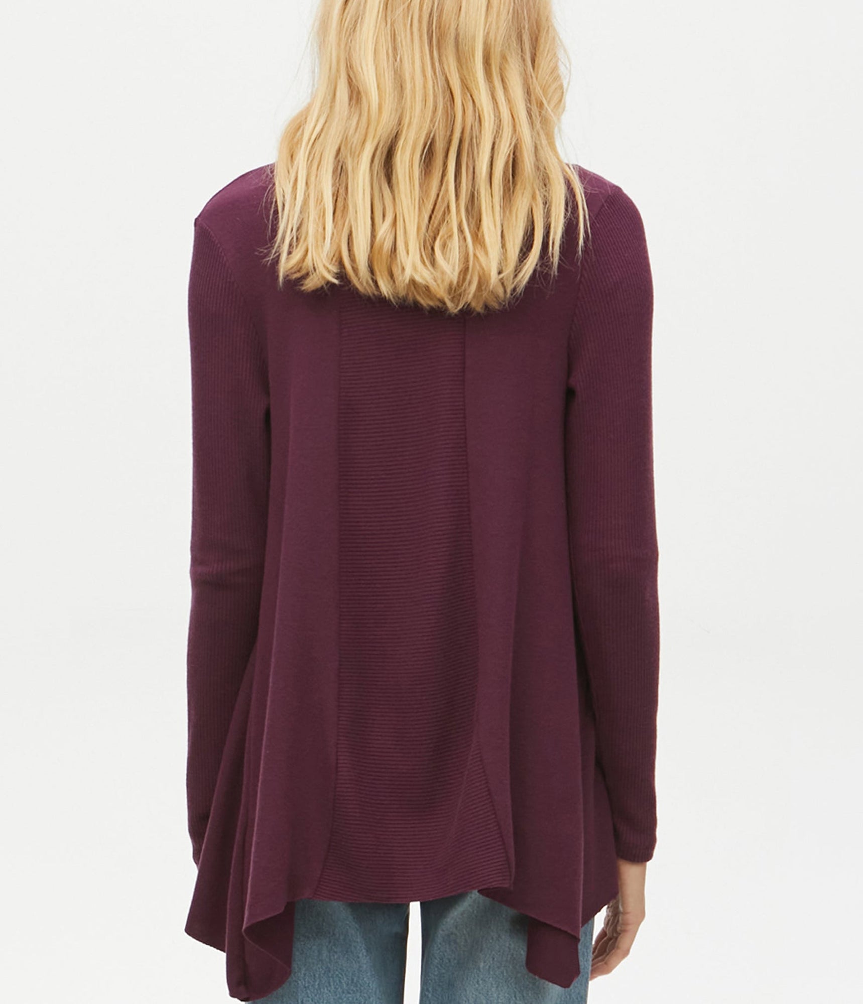 Jocelyn Open Cardigan | Plum
