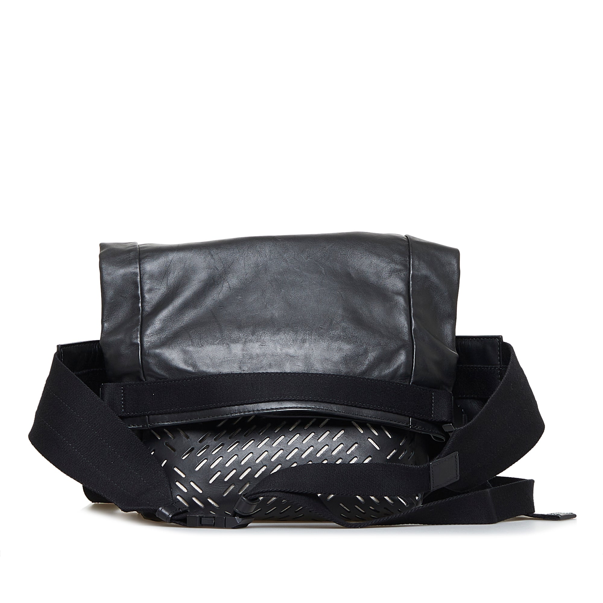 Bottega Veneta Pre-Owned Perforated Leather Belt Bag | Women | Black (V1)