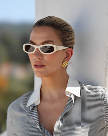 Como Sunglasses | Cream-Gold