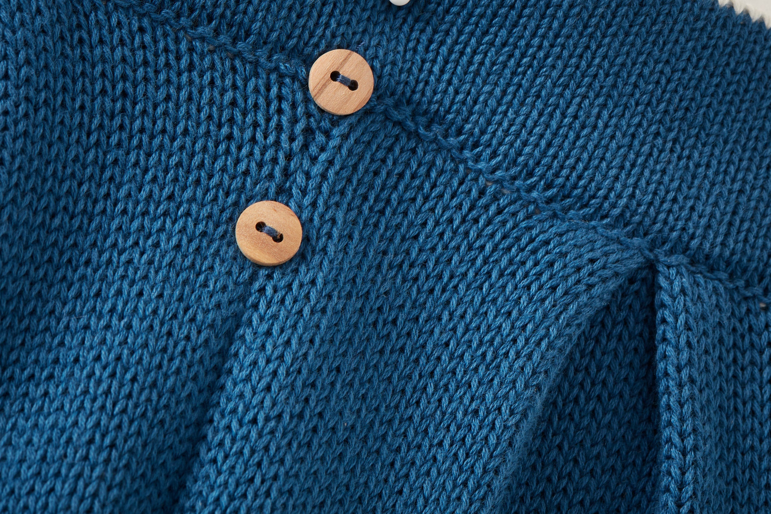 Unisex | Organic Cotton Nordic Knit Trousers | Fjord Blue