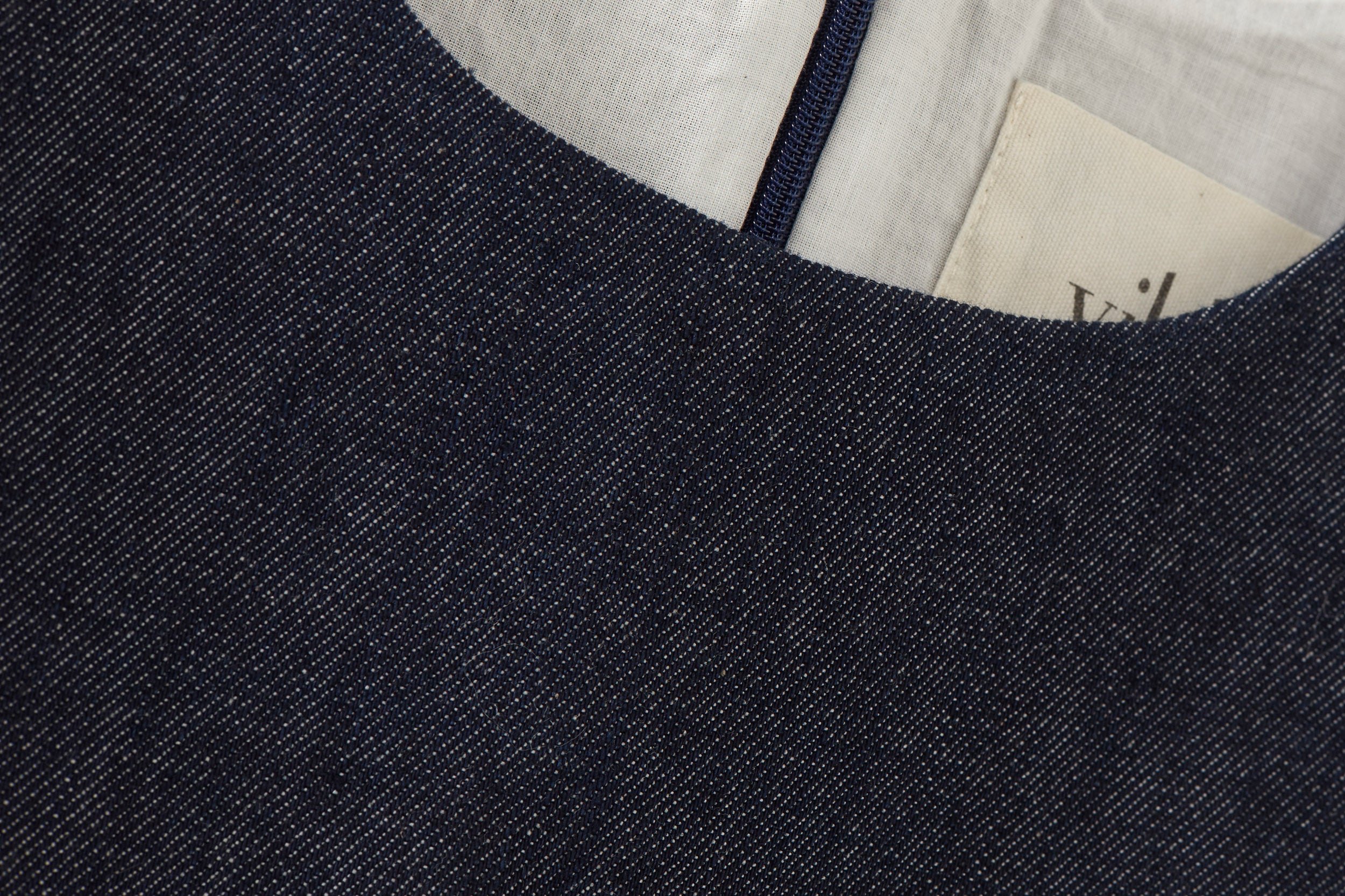 Girls | Organic Denim Dress | Blue