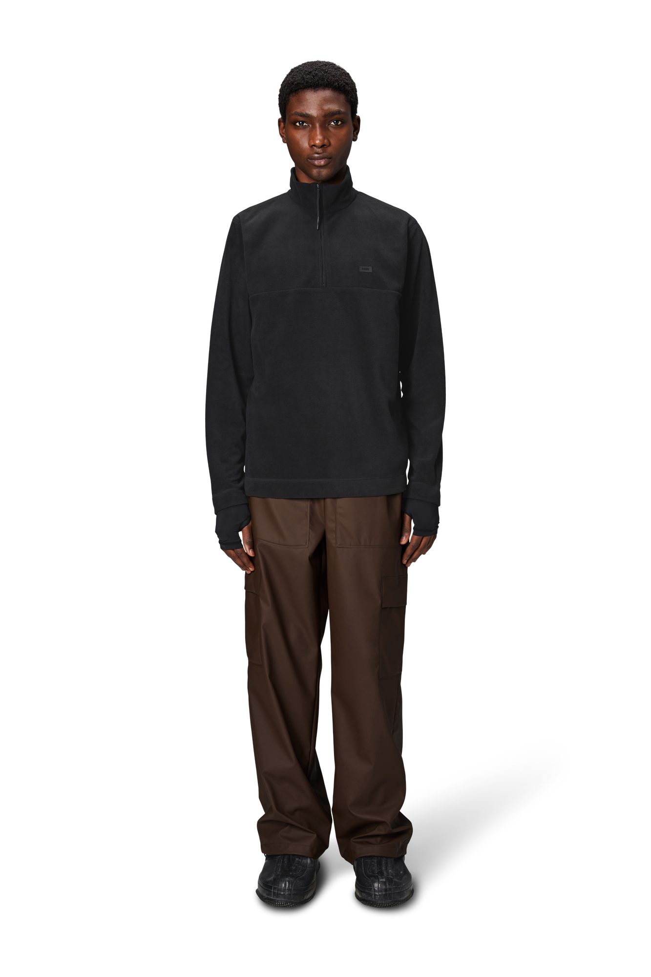 Unisex | Addis Fleece Half Zip - V2 | Black