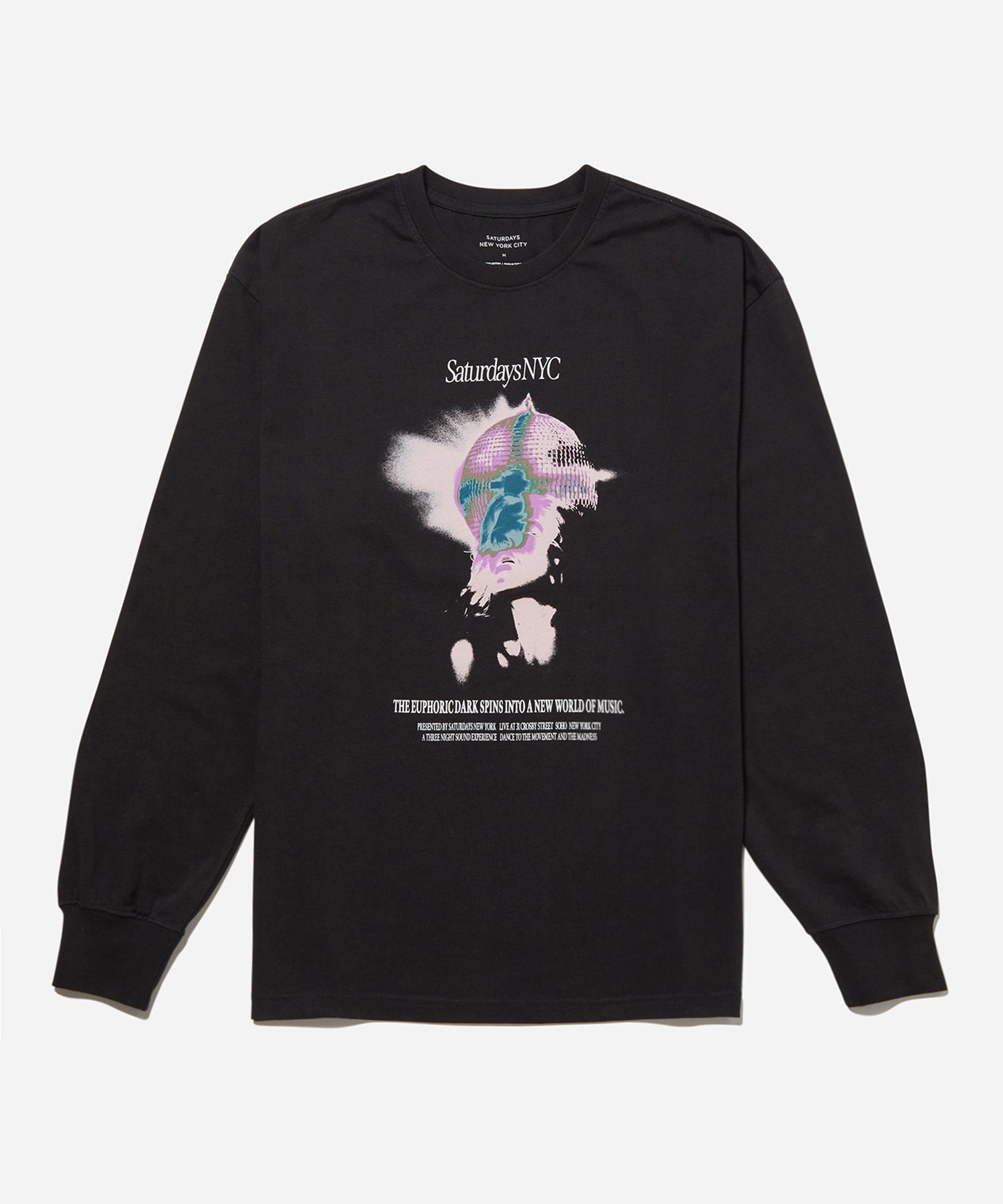 Mens | Euphoric Relaxed Long Sleeve Tee | Black