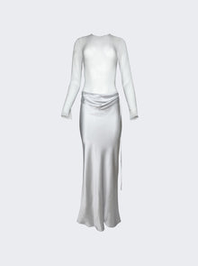 Women | Christopher Esber | Sheer Torso Dress | Silver